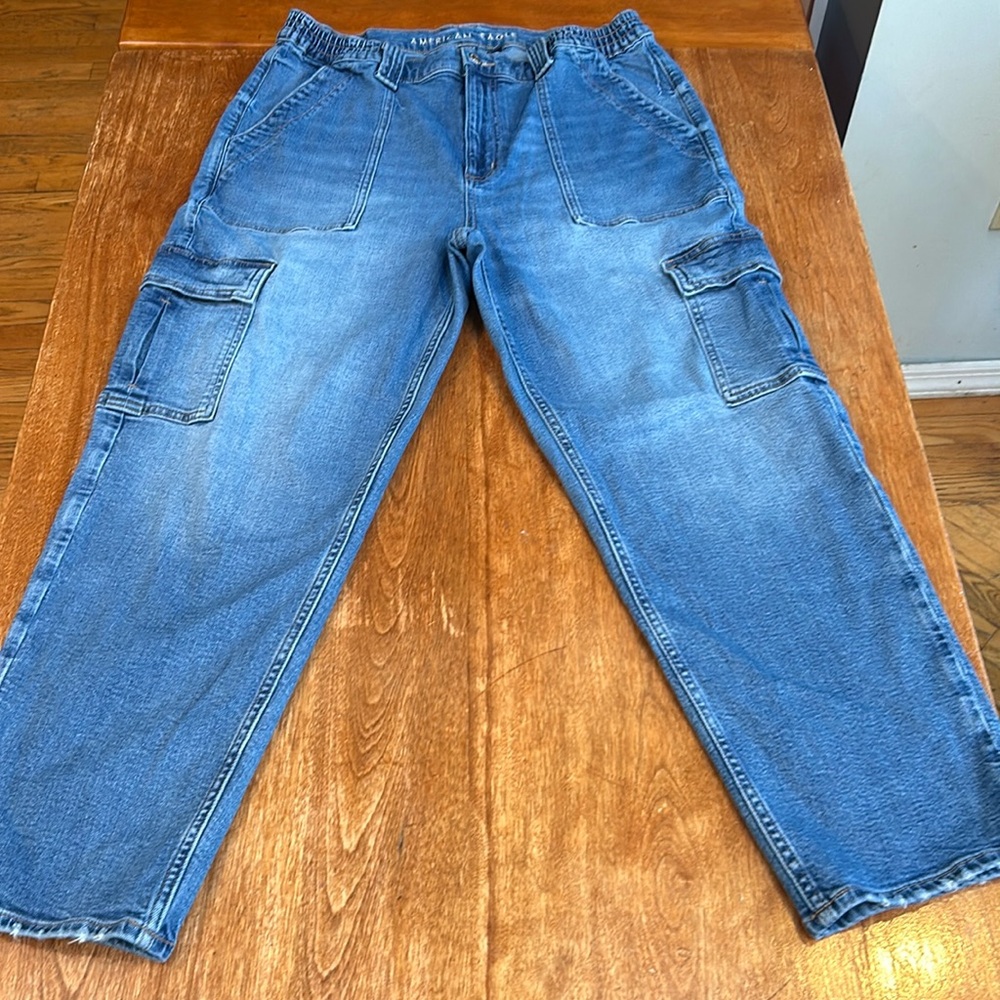 American Eagle cargo jeans